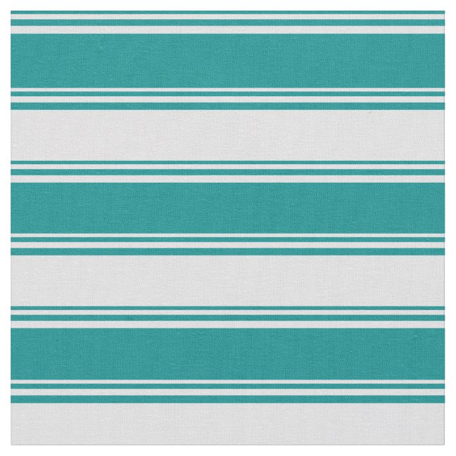 Dark Cyan & Lavender Lines Fabric (Close Up)