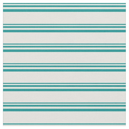 Dark Cyan & Light Yellow Lined Pattern Fabric