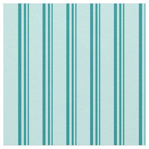 Dark Cyan & Turquoise Lines/Stripes Pattern Fabric