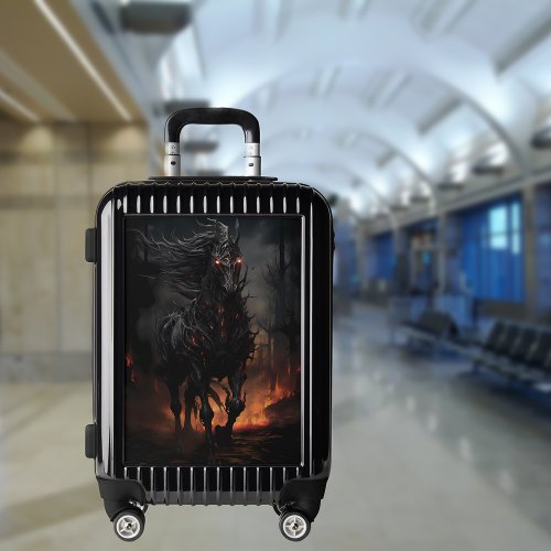 Dark Demon Horse Luggage