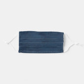 Dark Denim Jeans Adult Cloth Face Mask (Front, Folded)