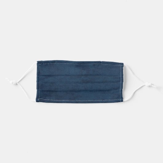 Dark Denim Jeans Adult Cloth Face Mask (Front, Folded)