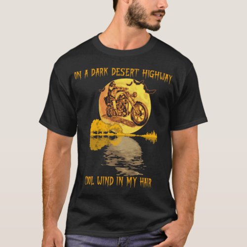 Dark Desert Highway Biker T_Shirt