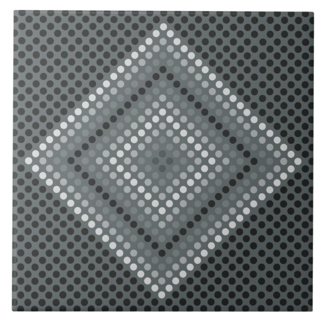 Dark Diamond Ceramic Tile (Front)