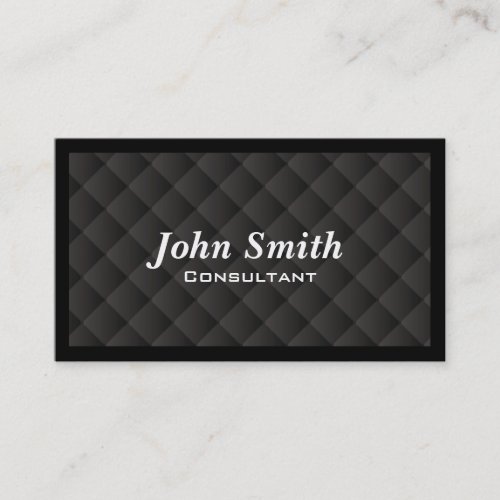 Dark Diamond Quilt Consultant Business Card