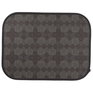 Dark Diamonds Pattern Set of Car Mats 