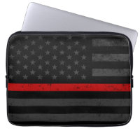 Dark Distressed Fire Fighter Flag