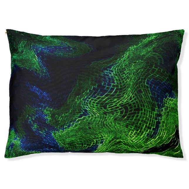 Dark Disturbia Pet Bed, Large Bed (Front)