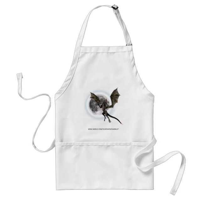Dark Dragon Adult Apron (Front)