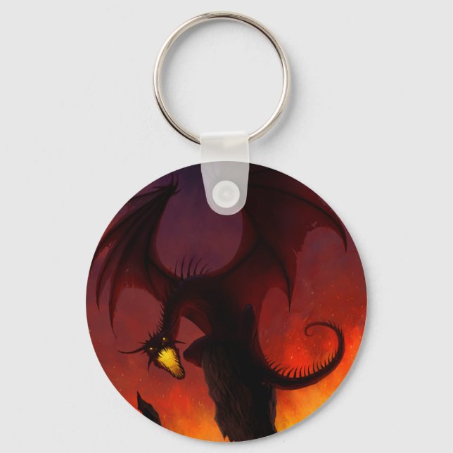 Dark Dragon Keychain (Front)