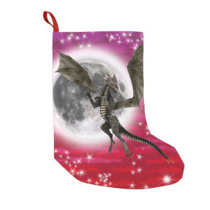 Dark Dragon Small Christmas Stocking