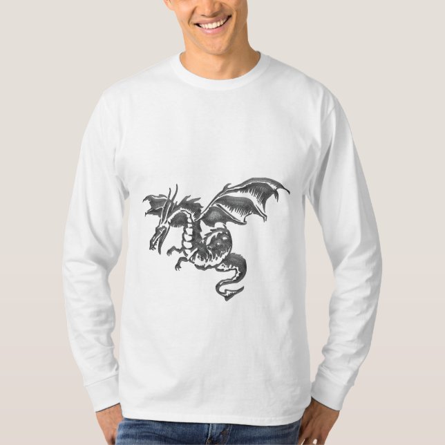 Dark Dragon Sweatshirt T-Shirt (Front)