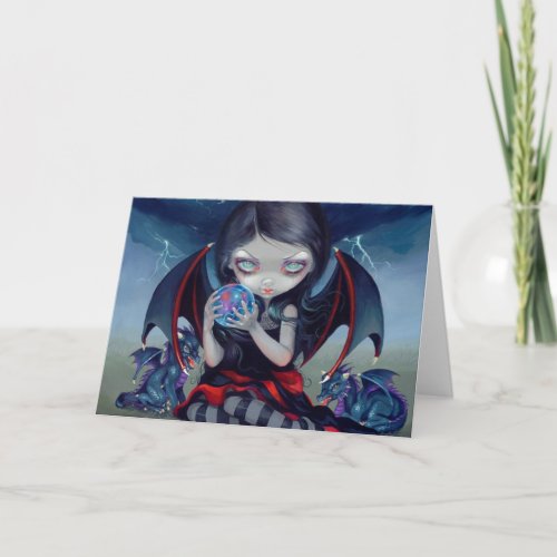 Dark Dragonling Greeting Card