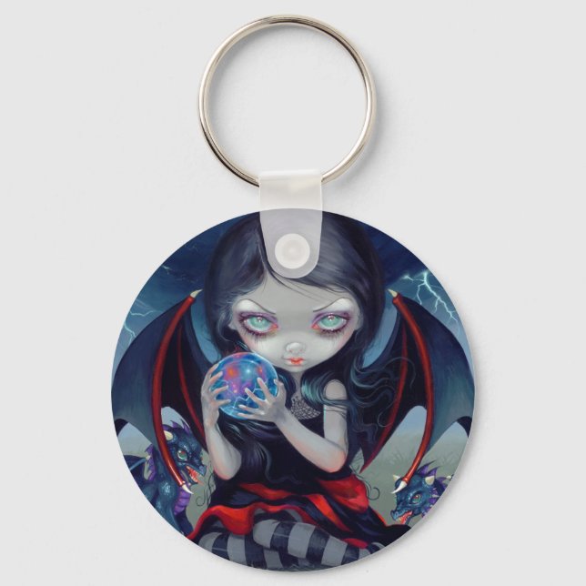 "Dark Dragonling" Keychain (Front)