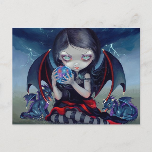 "Dark Dragonling" Postcard (Front)