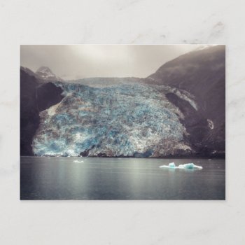 Dark & Dramatic Alaska Glacier | Postcard by GaeaPhoto at Zazzle