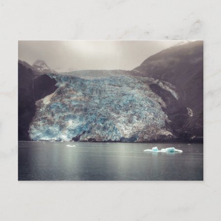 Dark & Dramatic Alaska Glacier | Postcard