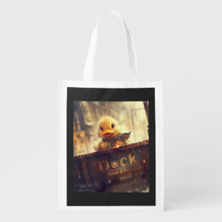 Dark Duck About & Find Out Grocery Bag