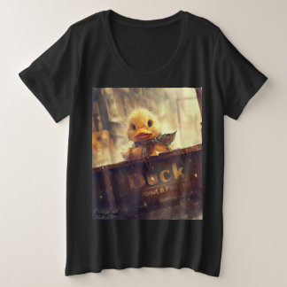 Dark Duck About & Find Out Plus Shirt