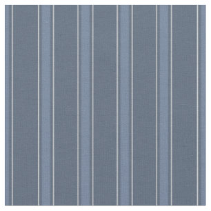 Dark Dusty Blue & Dusty Blue Stripes Fabric