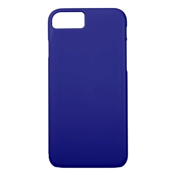Dark Egyptian Blue (solid Color) ~ Iphone 8/7 Case by TheWhippingPost at Zazzle