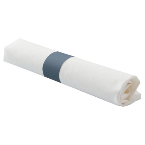 Dark Electric Blue Solid Color Napkin Bands