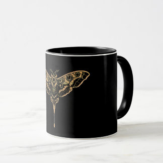 Dark Elegance Noir & Gold Mug