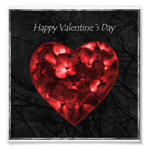 Dark Elegant Valentine Day Poster