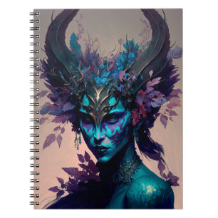 Dark Elf Fantasy Art Notebook