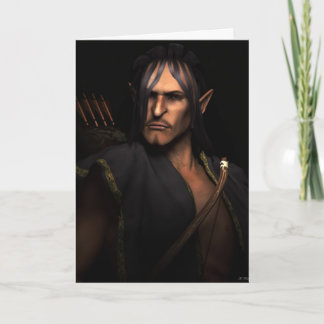 Dark Elf Holiday Card