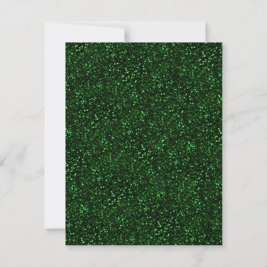 Dark Emerald Green Glitter (Front)