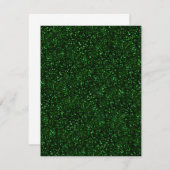 Dark Emerald Green Glitter (Front/Back)