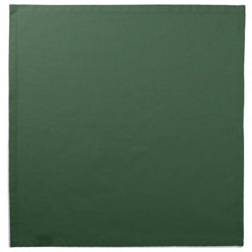 Dark Emerald Green Solid Color Cloth Napkin