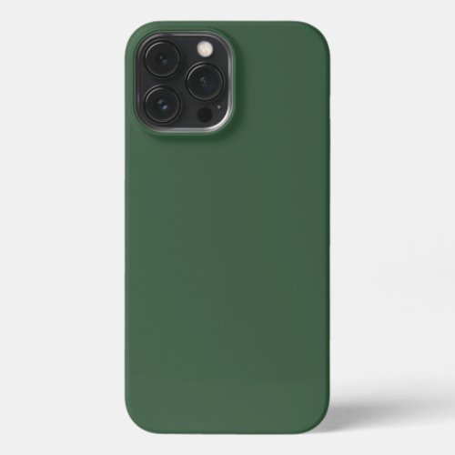 Dark Emerald Green Solid Color iPhone 13 Pro Max Case