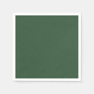 Dark Emerald Green Solid Color Napkins
