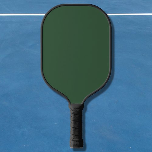 Dark Emerald Green Solid Color Pickleball Paddle