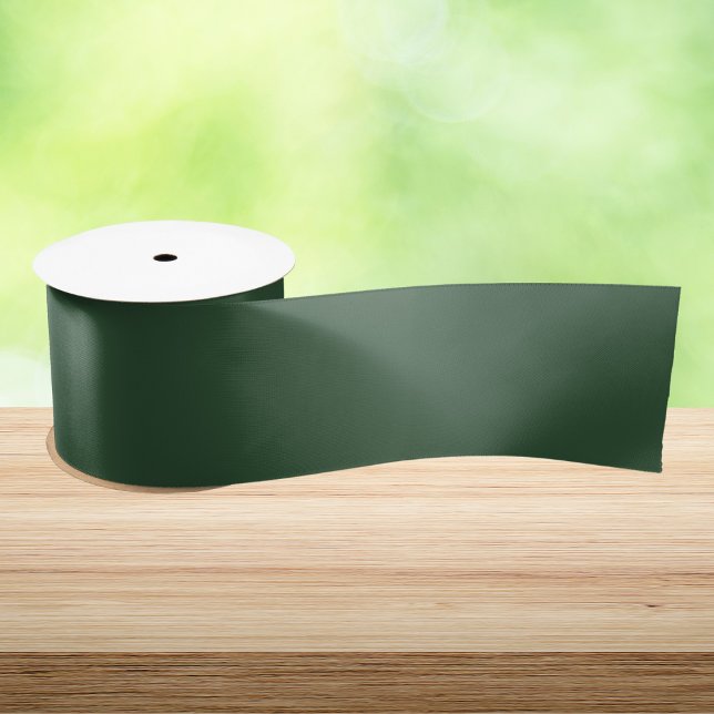 Dark Emerald Green Solid Color Satin Ribbon (Creator Uploaded)