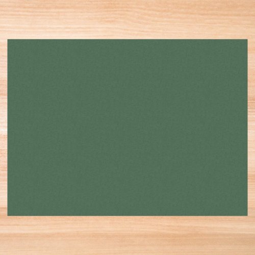 Dark Emerald Green Solid Color Tissue Paper