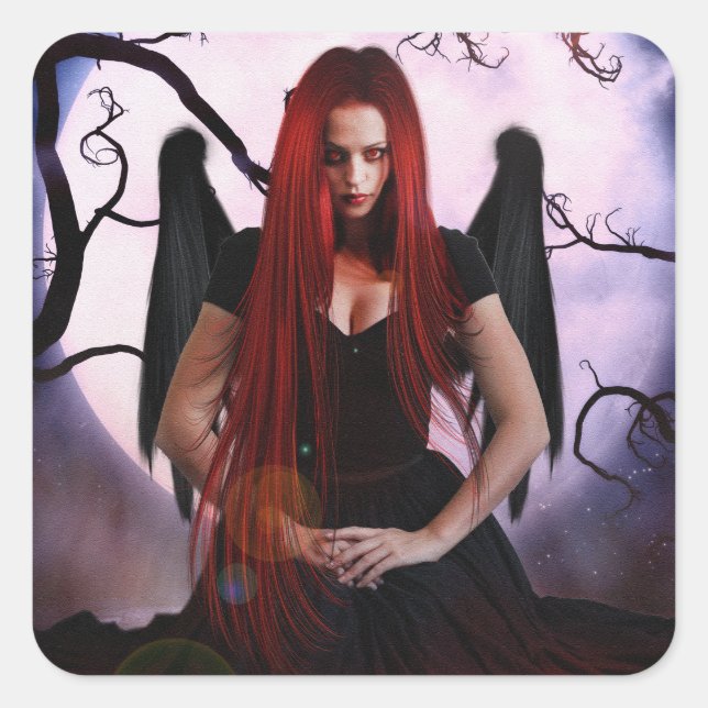 Dark Enchantress Square Sticker (Front)