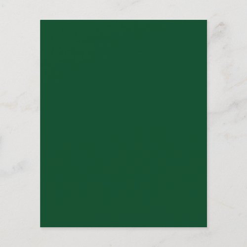 Dark Evergreen Green Flyer