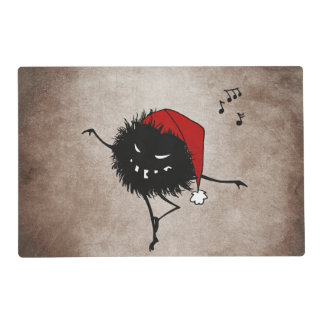 Dark Evil Christmas Bug Placemat