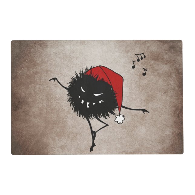 Dark Evil Christmas Bug Placemat (Front)