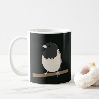 Dark-Eyed Junco Bird Art