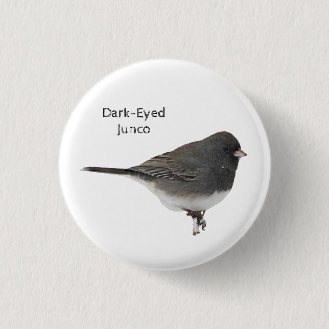 Dark-Eyed Junco Button (Front)