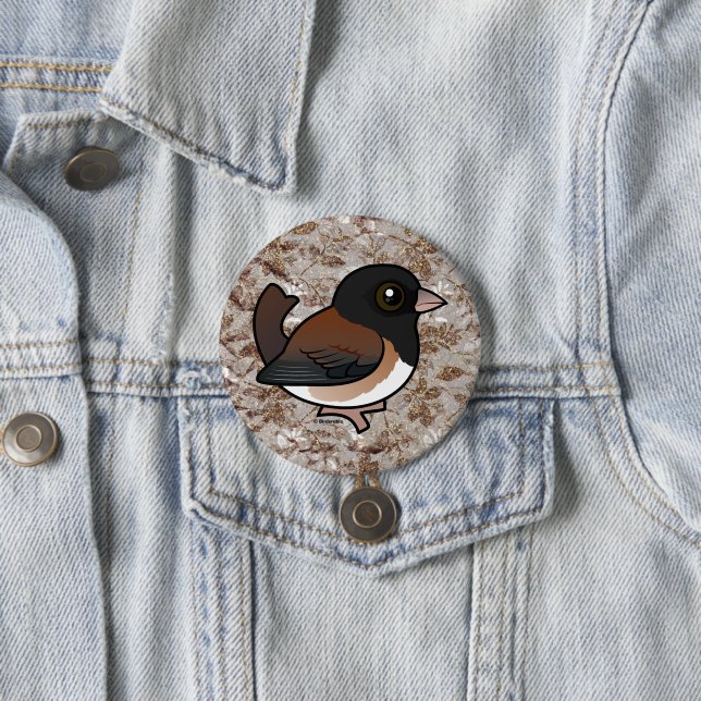 Dark-eyed Junco (Oregon) Button (In Situ)