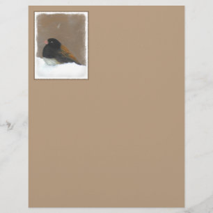 Dark-Eyed Junco Painting - Original Bird Art