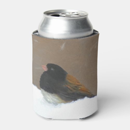 Dark_Eyed Junco Painting _ Original Bird Art Can Cooler