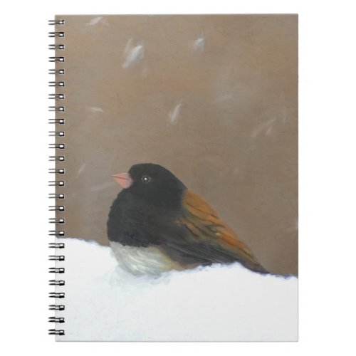 Dark_Eyed Junco Painting _ Original Bird Art Notebook