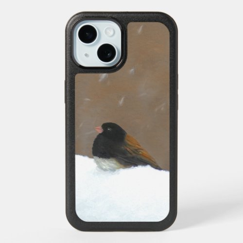 Dark_Eyed Junco Painting _ Original Bird Art iPhone 15 Case