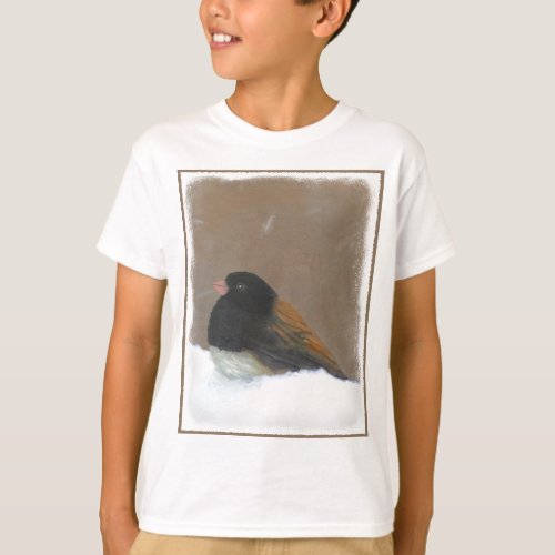 Dark_Eyed Junco Painting _ Original Bird Art T_Shirt